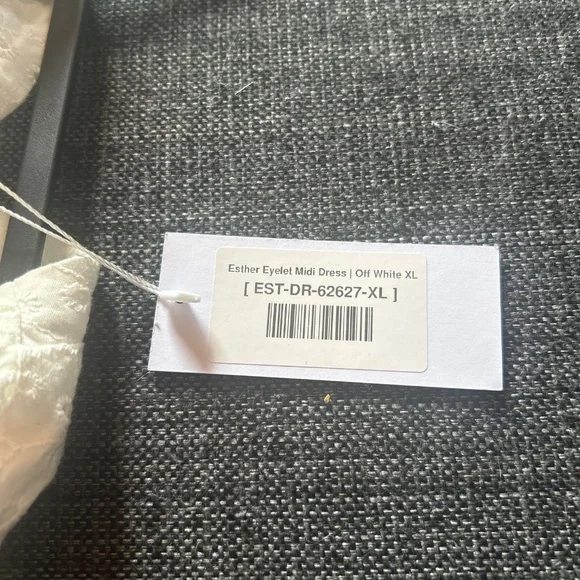 NWT - Baltic Born Esther Eyelet Midi Dress in Off White - Picture 4 of 4